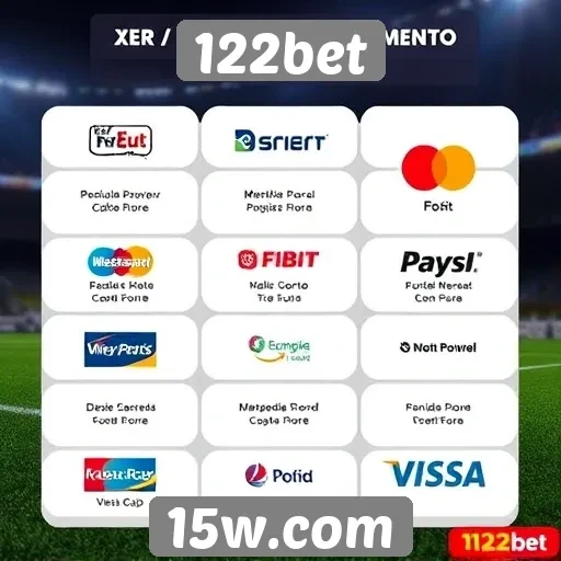 Métodos de pagamento aceitos pelo 122bet